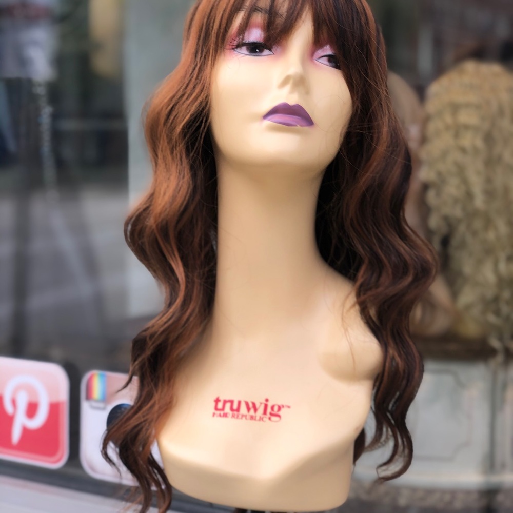 Copper Brown highlights wig now available - Picture 7 of 8
